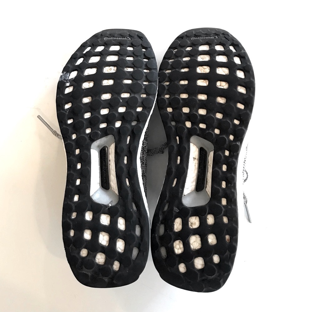 ADIDAS Ultra Boost Uncaged Sneakers Primeknit Upper Pixelated Gray Women’s 9.5 - Picture 7 of 13